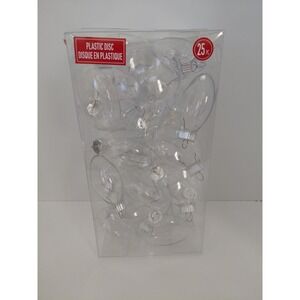 DIY Plastic Christmas Ornaments Clear 25 Piece Plastic Make Market NEW